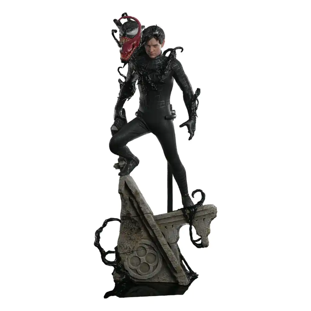 Spider-Man 3 Movie Masterpiece Actionfigur 1/6 Spider-Man (Black Suit) (Deluxe Version) 30 cm Produktfoto