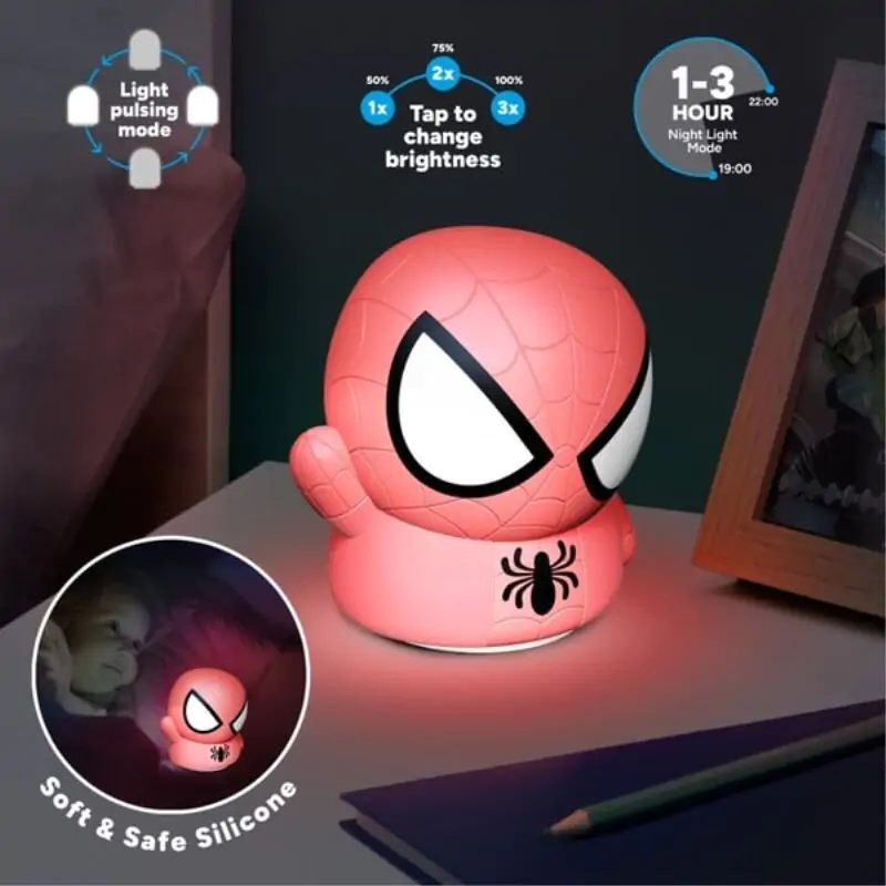 Marvel Spiderman 3D Lampe 14cm Produktfoto