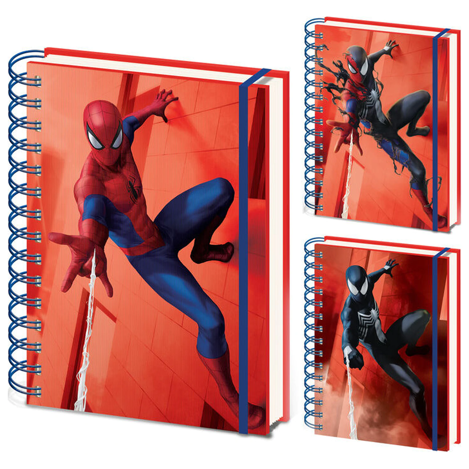 Marvel Spiderman A5 3D Lentikular Notizbuch Produktfoto