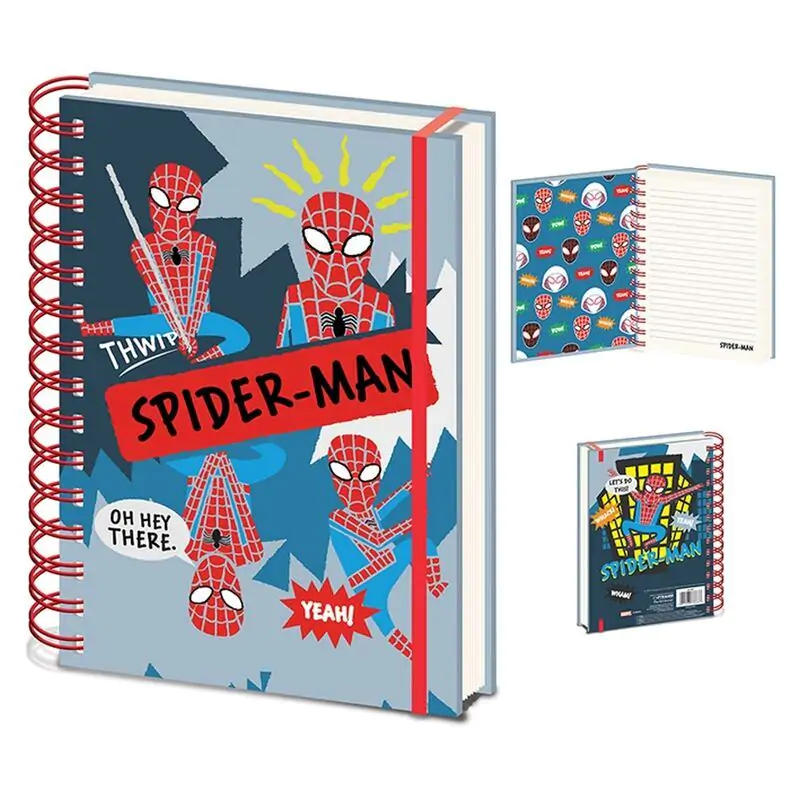 Marvel Spiderman A5 Notizbuch Produktfoto
