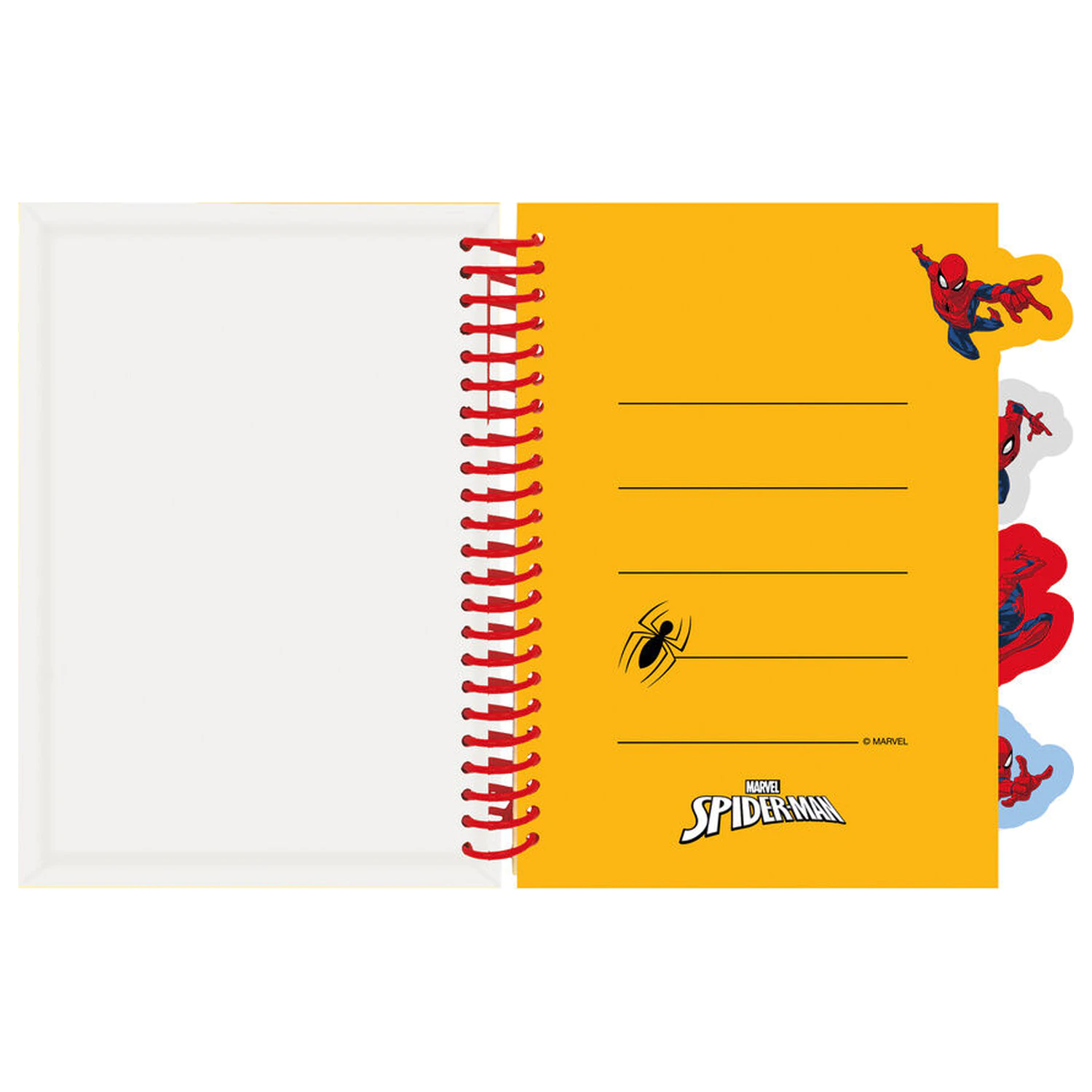 Marvel Spiderman A5 Notizbuch Produktfoto