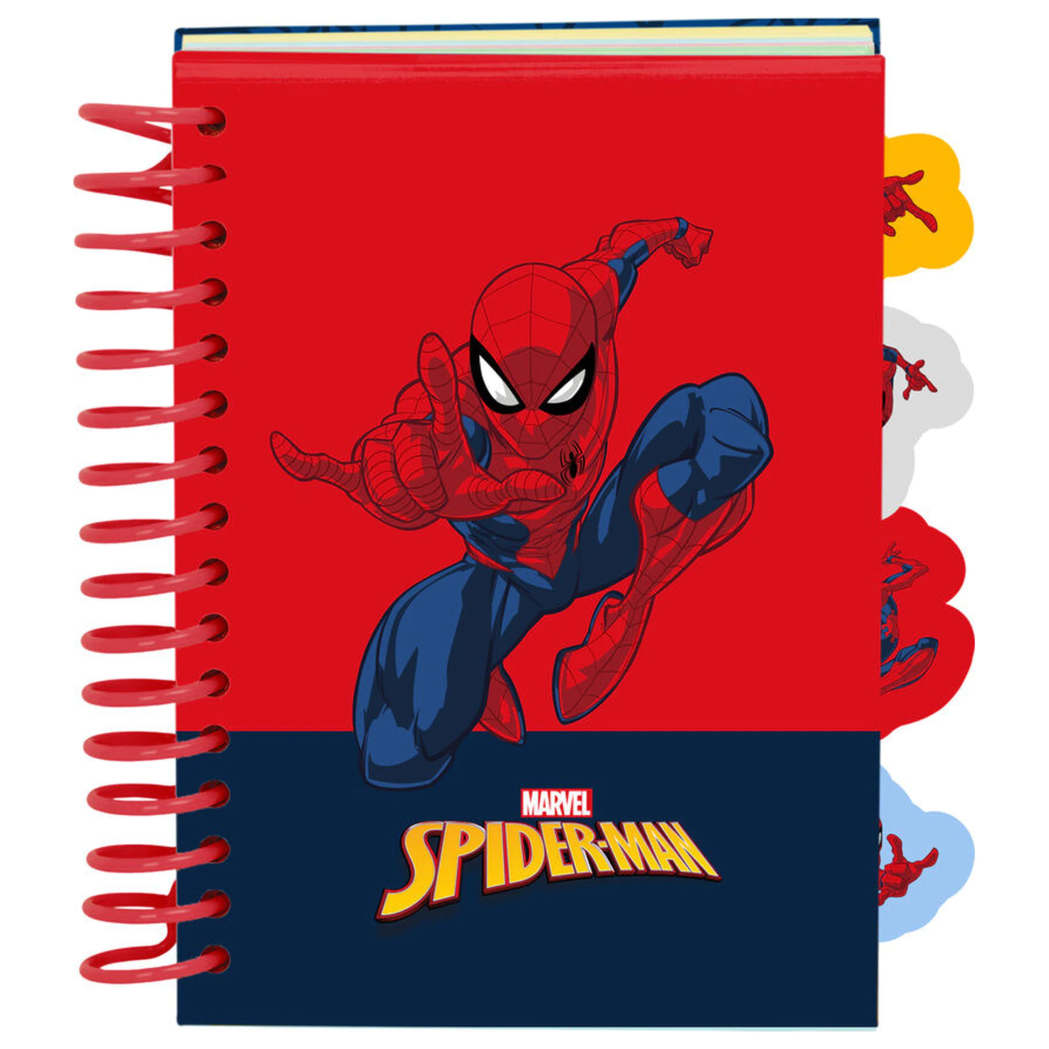 Marvel Spiderman A6 Notizbuch Produktfoto