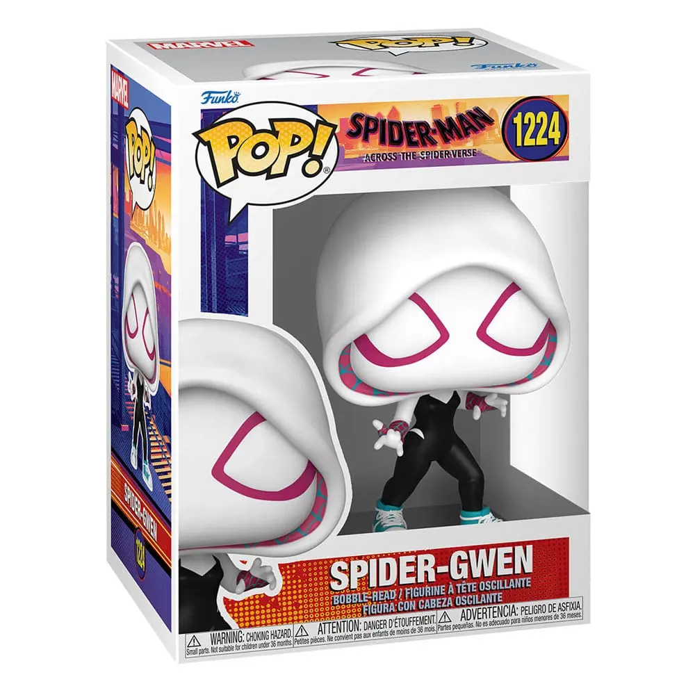 Spider-Man: Across the Spider-Verse POP! Movies Vinyl Figur Spider-Gwen 9 cm termékfotó