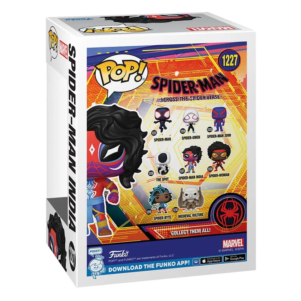 Spider-Man: Across the Spider-Verse POP! Movies Vinyl Figur Spider-Man India 9 cm termékfotó