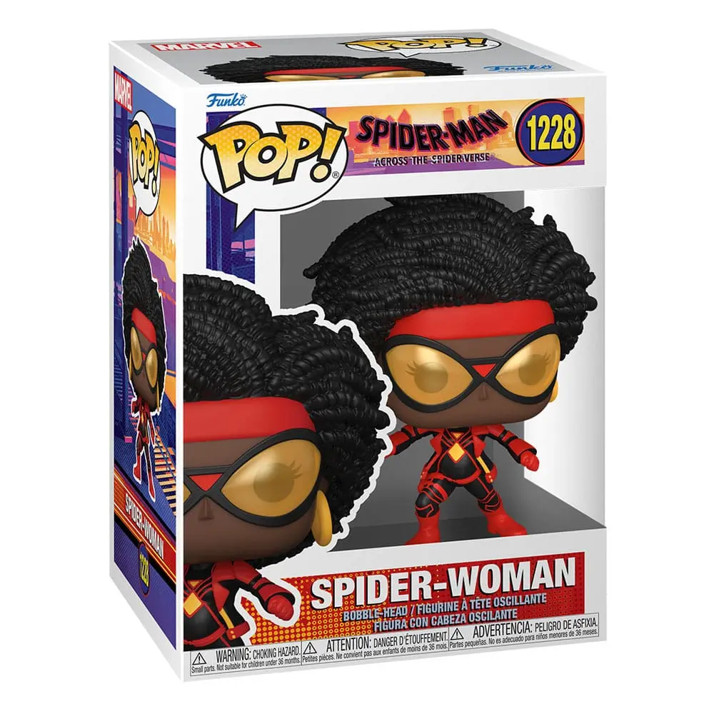 Spider-Man: Across the Spider-Verse POP! Movies Vinyl Figur Spider-Woman 9 cm termékfotó