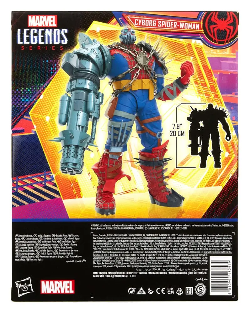 Spider-Man: Across the Spider-Verse Marvel Legends Deluxe Actionfigur Cyborg Spider-Woman 15 cm Produktfoto
