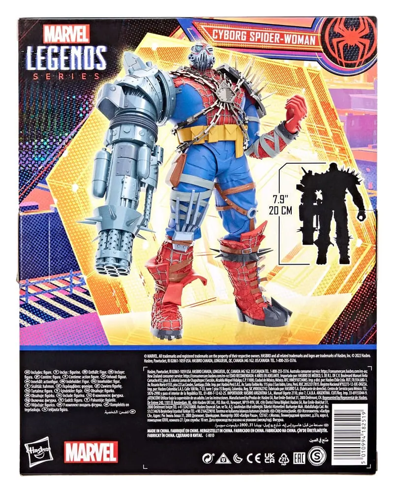 Spider-Man: Across the Spider-Verse Marvel Legends Deluxe Actionfigur Cyborg Spider-Woman 15 cm Produktfoto