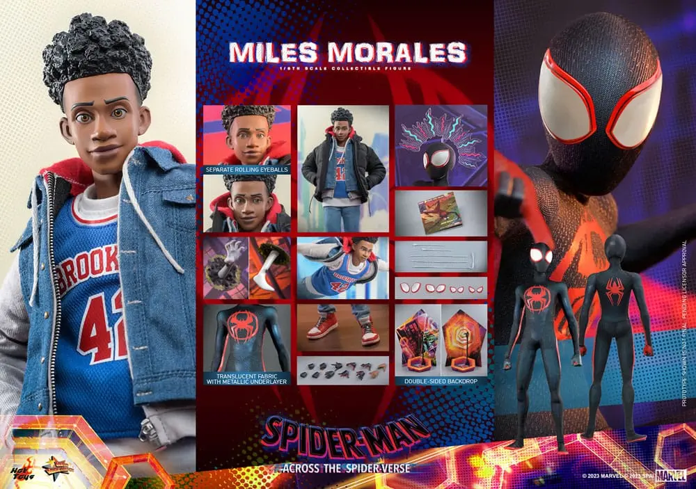 Spider-Man: Across the Spider-Verse Masterpiece Actionfigur 1/6 Miles Morales 29 cm termékfotó