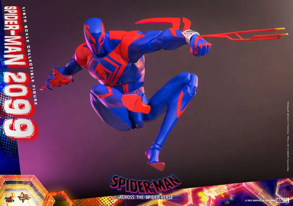 Spider-Man: Across the Spider-Verse Masterpiece Actionfigur 1/6 Spider-Man 2099 33 cm Produktfoto