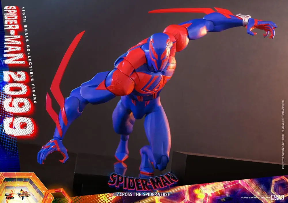 Spider-Man: Across the Spider-Verse Masterpiece Actionfigur 1/6 Spider-Man 2099 33 cm Produktfoto