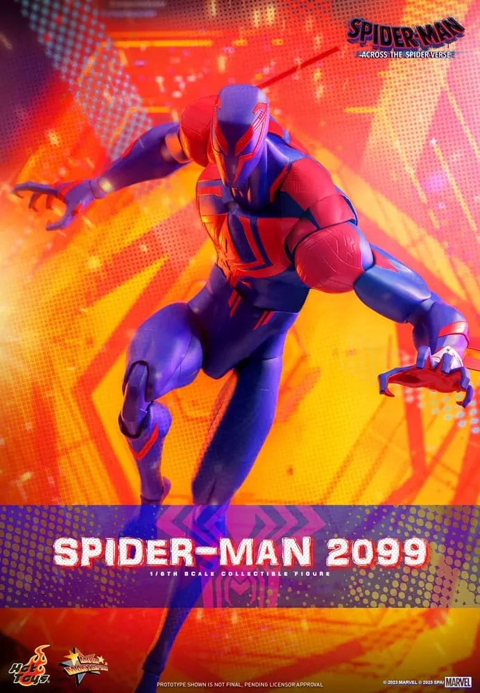 Spider-Man: Across the Spider-Verse Masterpiece Actionfigur 1/6 Spider-Man 2099 33 cm Produktfoto