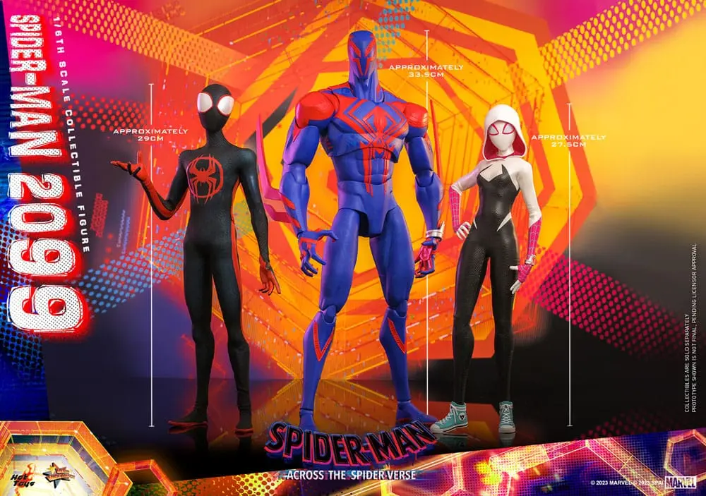 Spider-Man: Across the Spider-Verse Masterpiece Actionfigur 1/6 Spider-Man 2099 33 cm Produktfoto