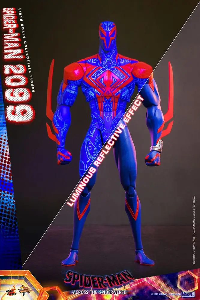Spider-Man: Across the Spider-Verse Masterpiece Actionfigur 1/6 Spider-Man 2099 33 cm Produktfoto