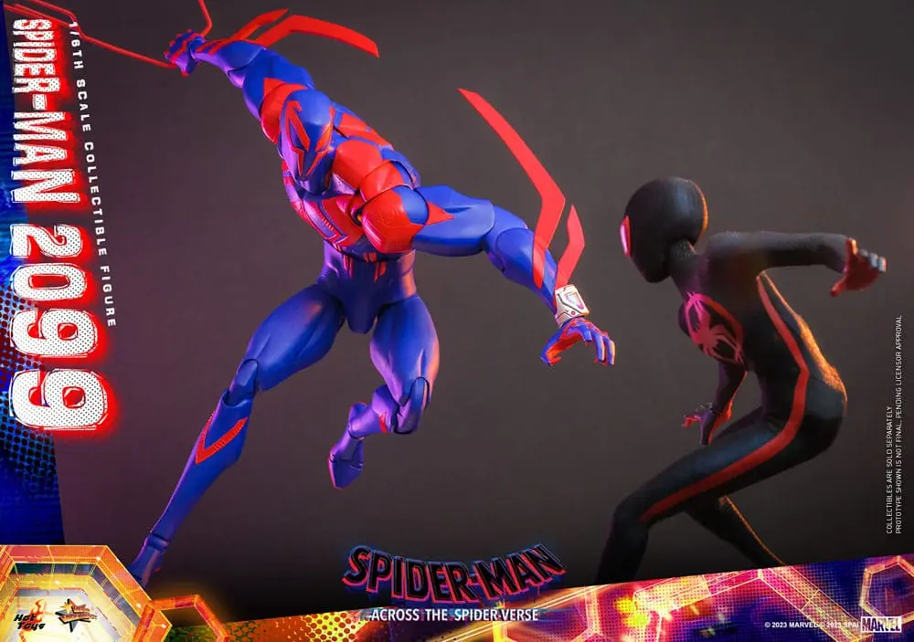 Spider-Man: Across the Spider-Verse Masterpiece Actionfigur 1/6 Spider-Man 2099 33 cm Produktfoto