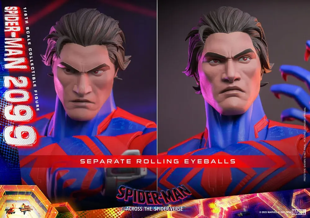 Spider-Man: Across the Spider-Verse Masterpiece Actionfigur 1/6 Spider-Man 2099 33 cm Produktfoto