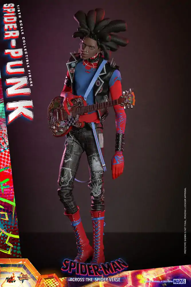 Spider-Man: Across the Spider-Verse Masterpiece Actionfigur 1/6 Spider-Punk 32 cm Produktfoto