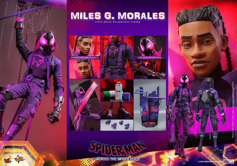 Spider-Man: Across the Spider-Verse Masterpiece Actionfigur 1/6 Spider-Punk 32 cm Produktfoto