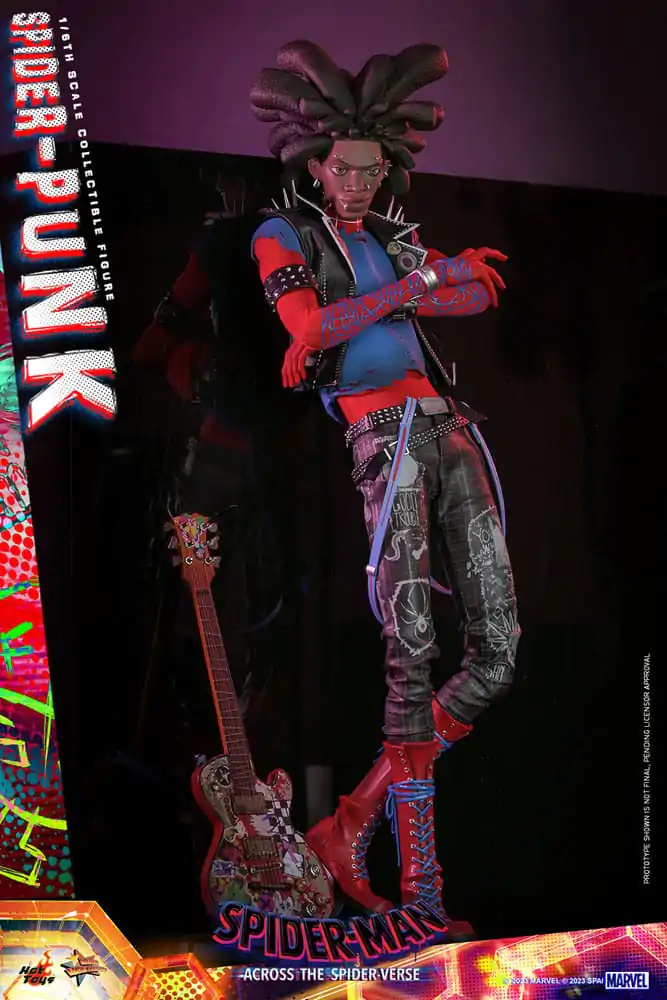 Spider-Man: Across the Spider-Verse Masterpiece Actionfigur 1/6 Spider-Punk 32 cm Produktfoto