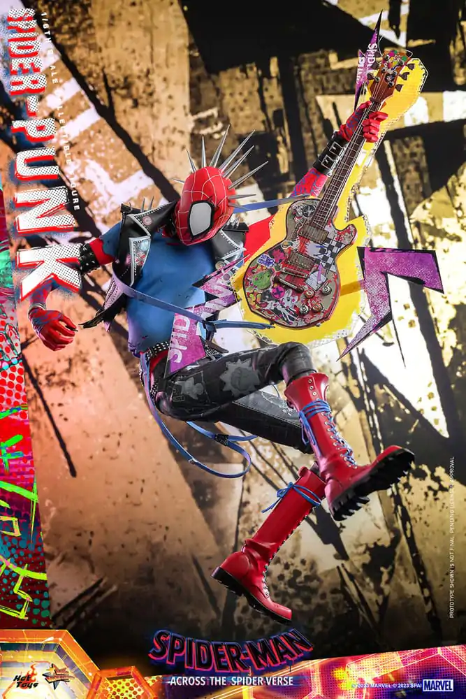 Spider-Man: Across the Spider-Verse Masterpiece Actionfigur 1/6 Spider-Punk 32 cm Produktfoto