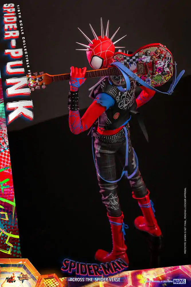 Spider-Man: Across the Spider-Verse Masterpiece Actionfigur 1/6 Spider-Punk 32 cm Produktfoto