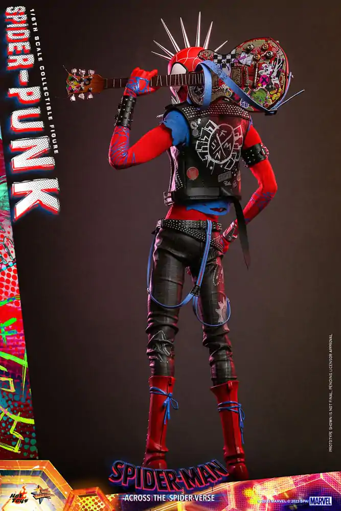 Spider-Man: Across the Spider-Verse Masterpiece Actionfigur 1/6 Spider-Punk 32 cm Produktfoto