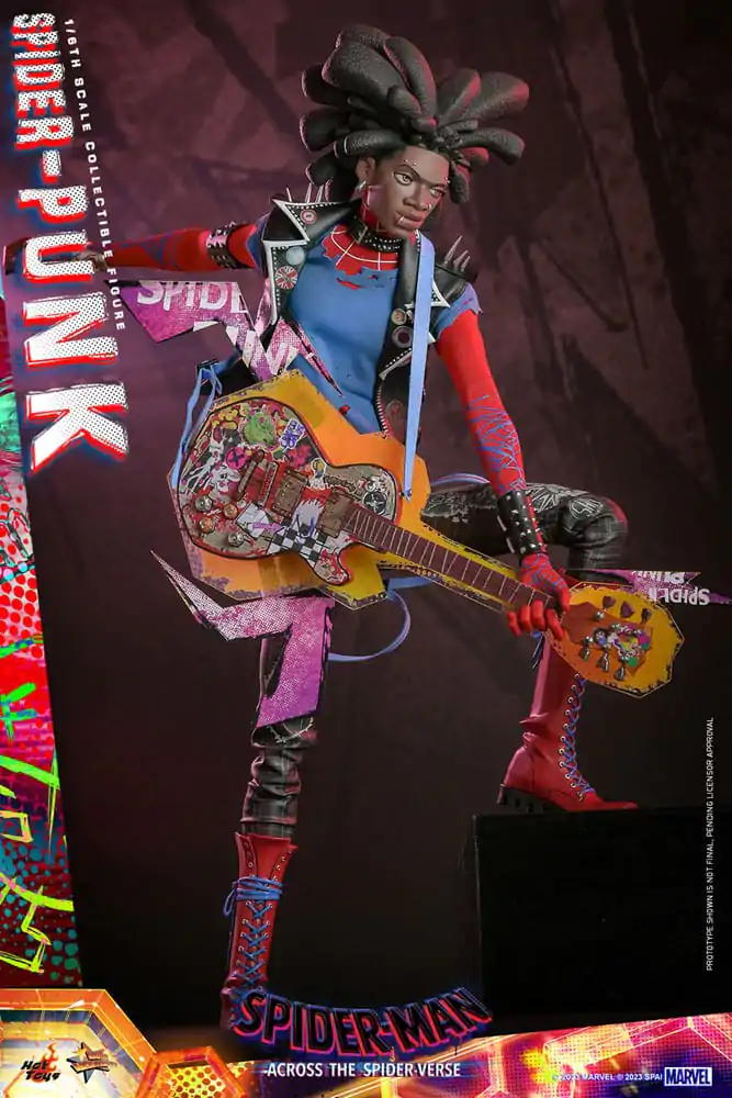 Spider-Man: Across the Spider-Verse Masterpiece Actionfigur 1/6 Spider-Punk 32 cm Produktfoto