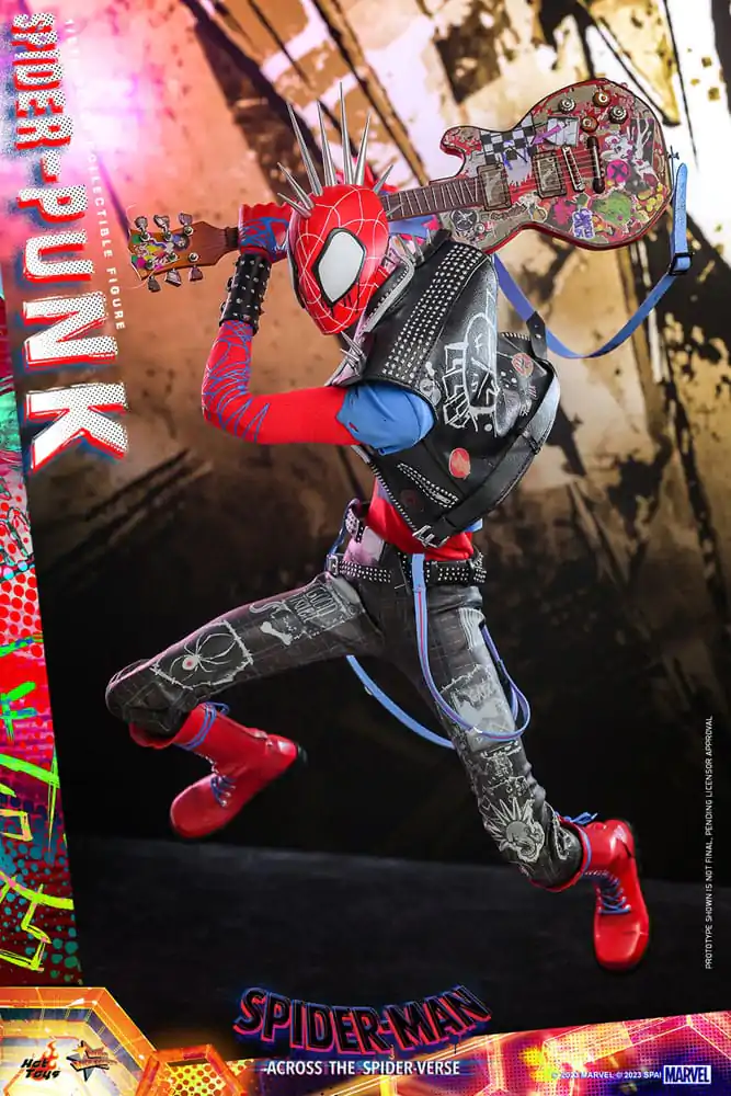 Spider-Man: Across the Spider-Verse Masterpiece Actionfigur 1/6 Spider-Punk 32 cm Produktfoto