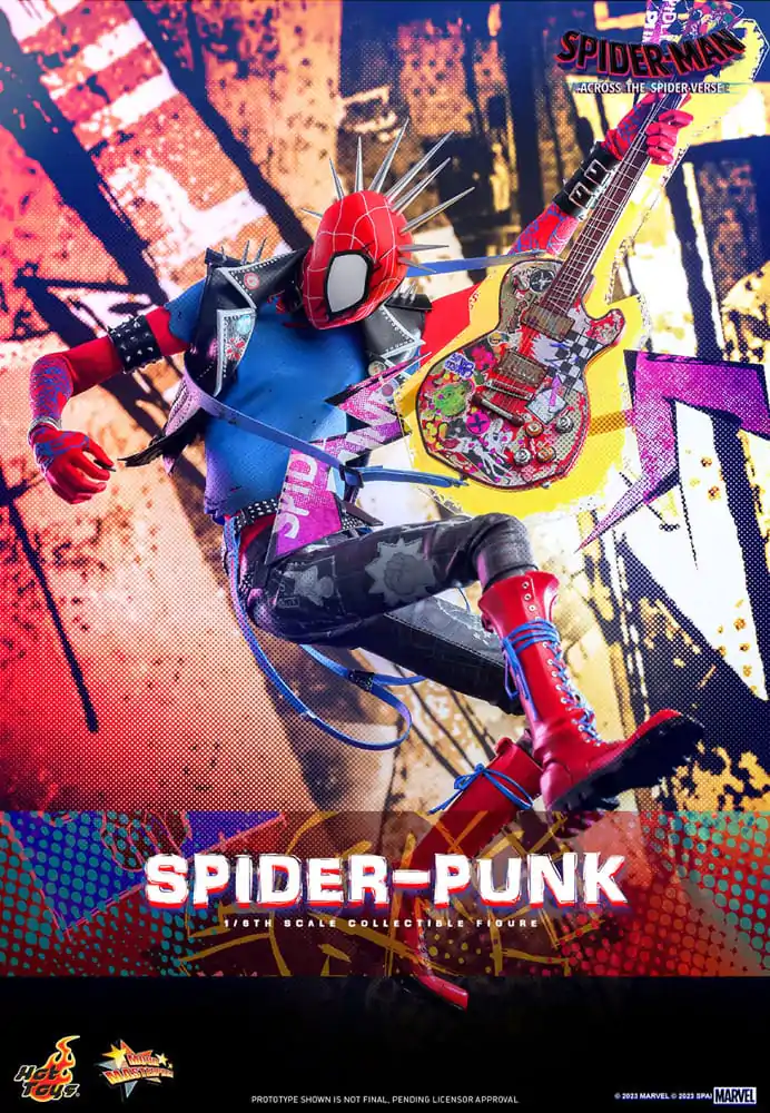 Spider-Man: Across the Spider-Verse Masterpiece Actionfigur 1/6 Spider-Punk 32 cm Produktfoto