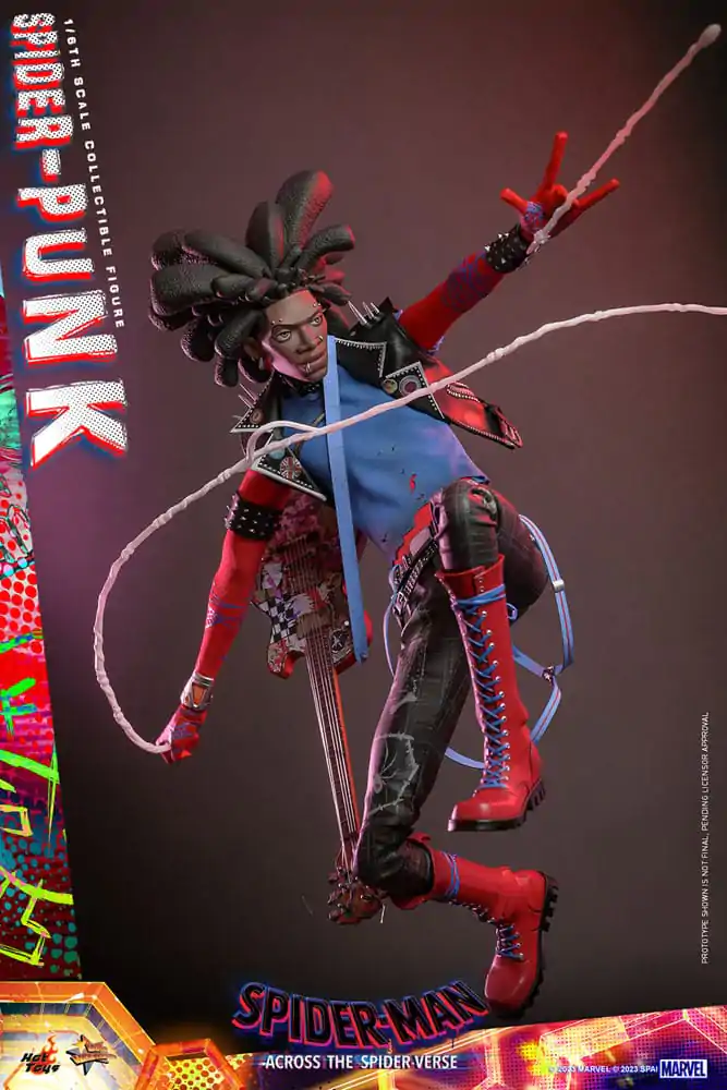 Spider-Man: Across the Spider-Verse Masterpiece Actionfigur 1/6 Spider-Punk 32 cm Produktfoto