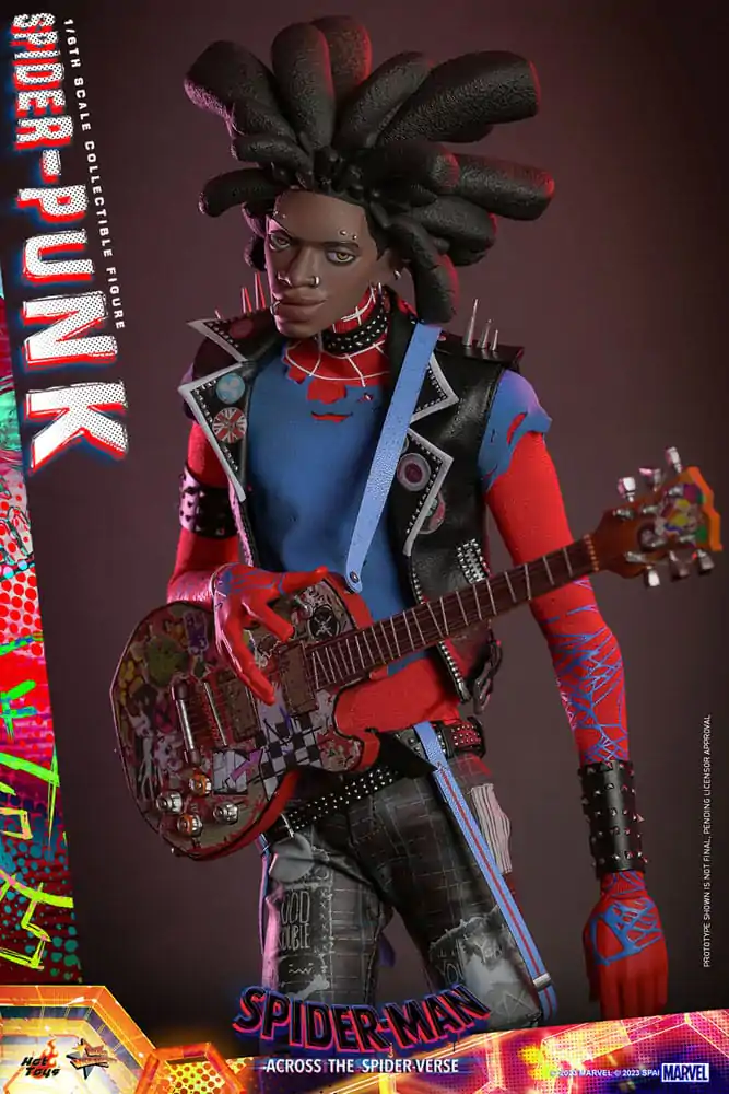 Spider-Man: Across the Spider-Verse Masterpiece Actionfigur 1/6 Spider-Punk 32 cm Produktfoto