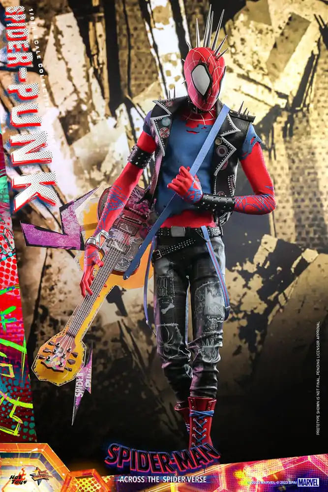 Spider-Man: Across the Spider-Verse Masterpiece Actionfigur 1/6 Spider-Punk 32 cm Produktfoto