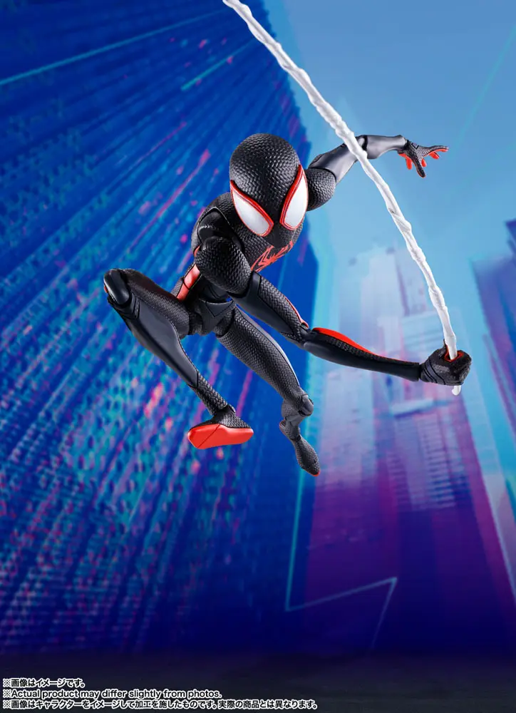 Spider-Man: Across the Spider-Verse S.H. Figuarts Action Figur Spider-Man (Miles Morales) 15 cm Produktfoto