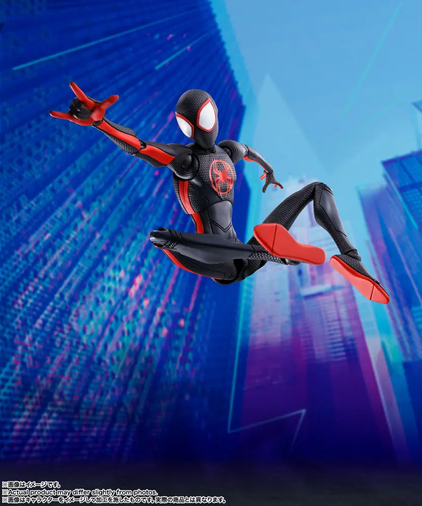 Spider-Man: Across the Spider-Verse S.H. Figuarts Action Figur Spider-Man (Miles Morales) 15 cm Produktfoto