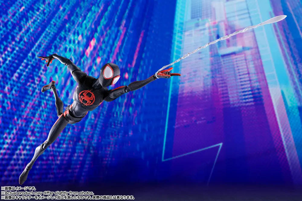 Spider-Man: Across the Spider-Verse S.H. Figuarts Action Figur Spider-Man (Miles Morales) 15 cm Produktfoto