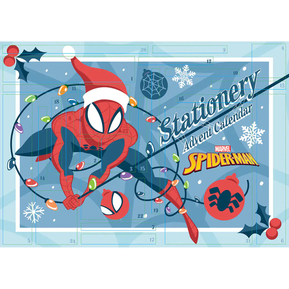 Marvel Spiderman Adventskalender Produktfoto