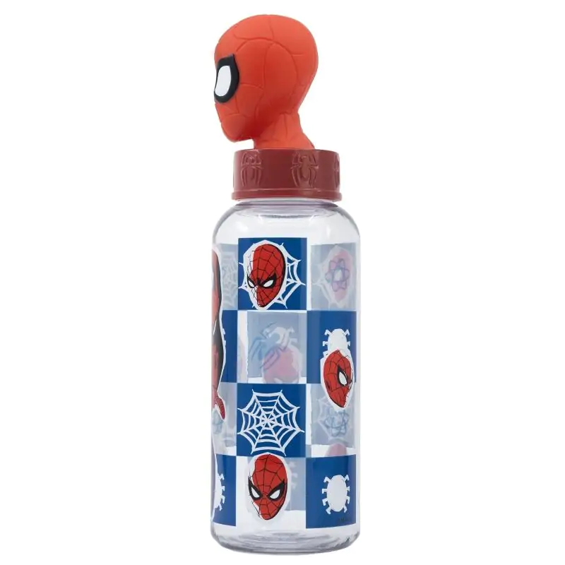 Marvel Spiderman Arachnid Grid 3D Figur Flasche 560ml Produktfoto