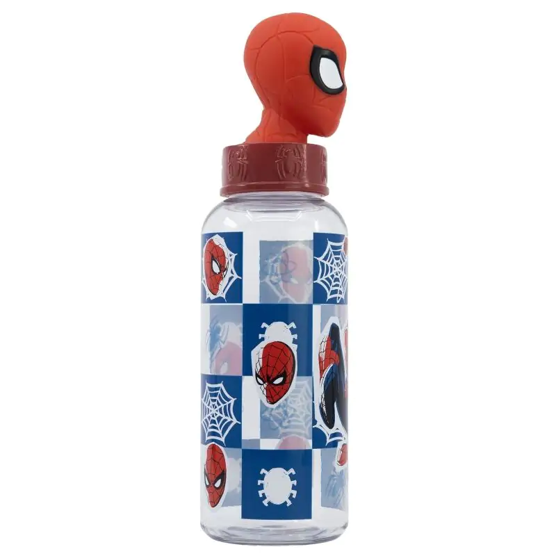 Marvel Spiderman Arachnid Grid 3D Figur Flasche 560ml Produktfoto