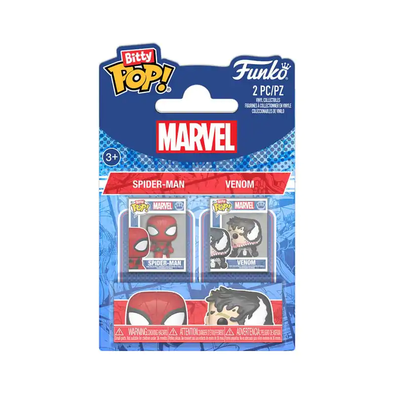 Spider-Man Bitty Funko POP! Vinyl Figur 2er-Pack Spider-Man&Vnm Produktfoto