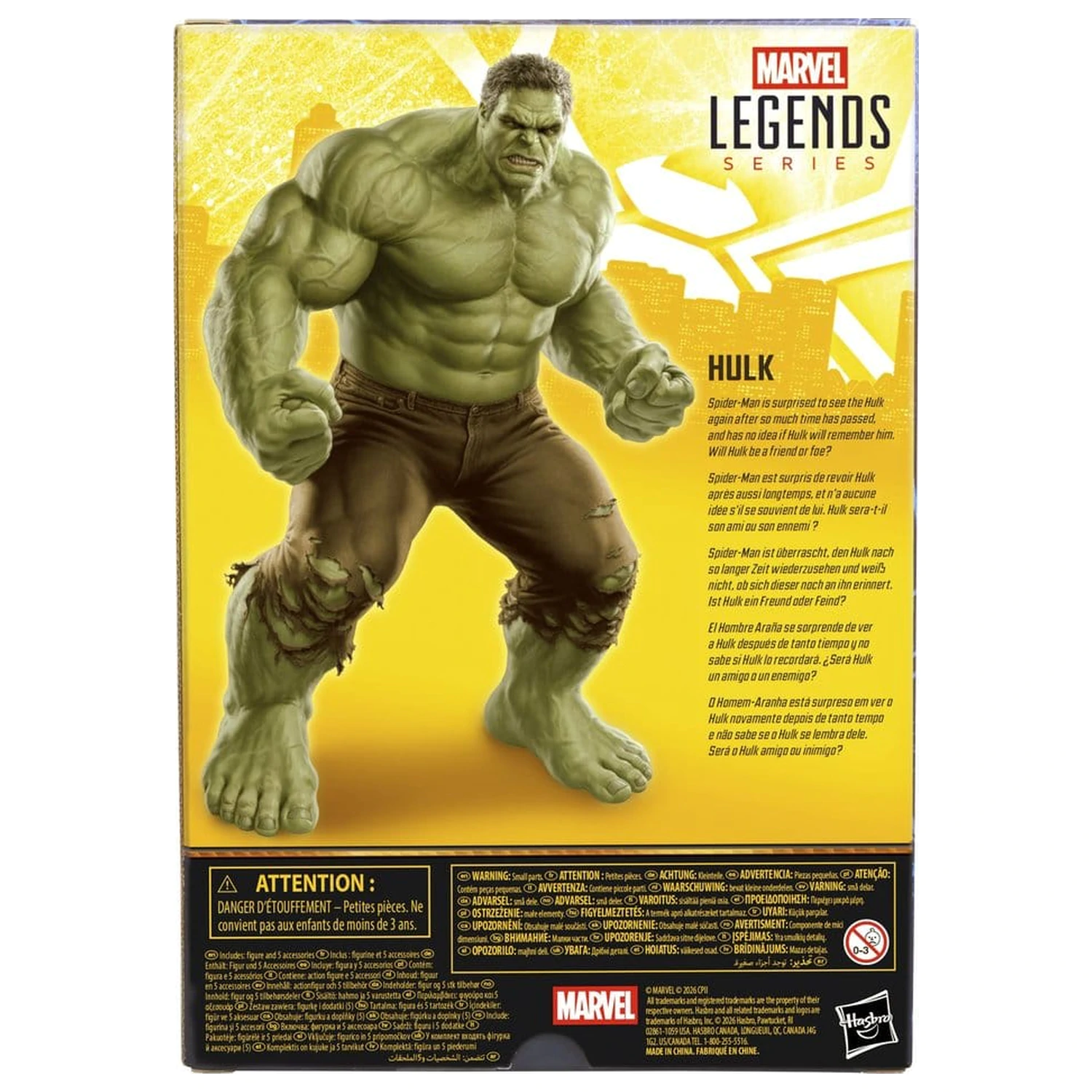 Spider-Man: Brand New Day Marvel Legends Actionfigur Hulk 20 cm Produktfoto