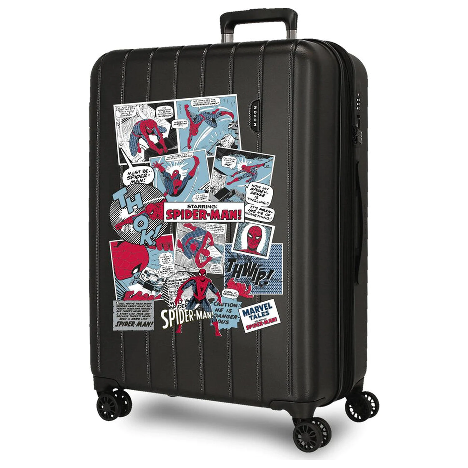 Marvel Spiderman Comic ABS Trolley Koffer 65cm Produktfoto