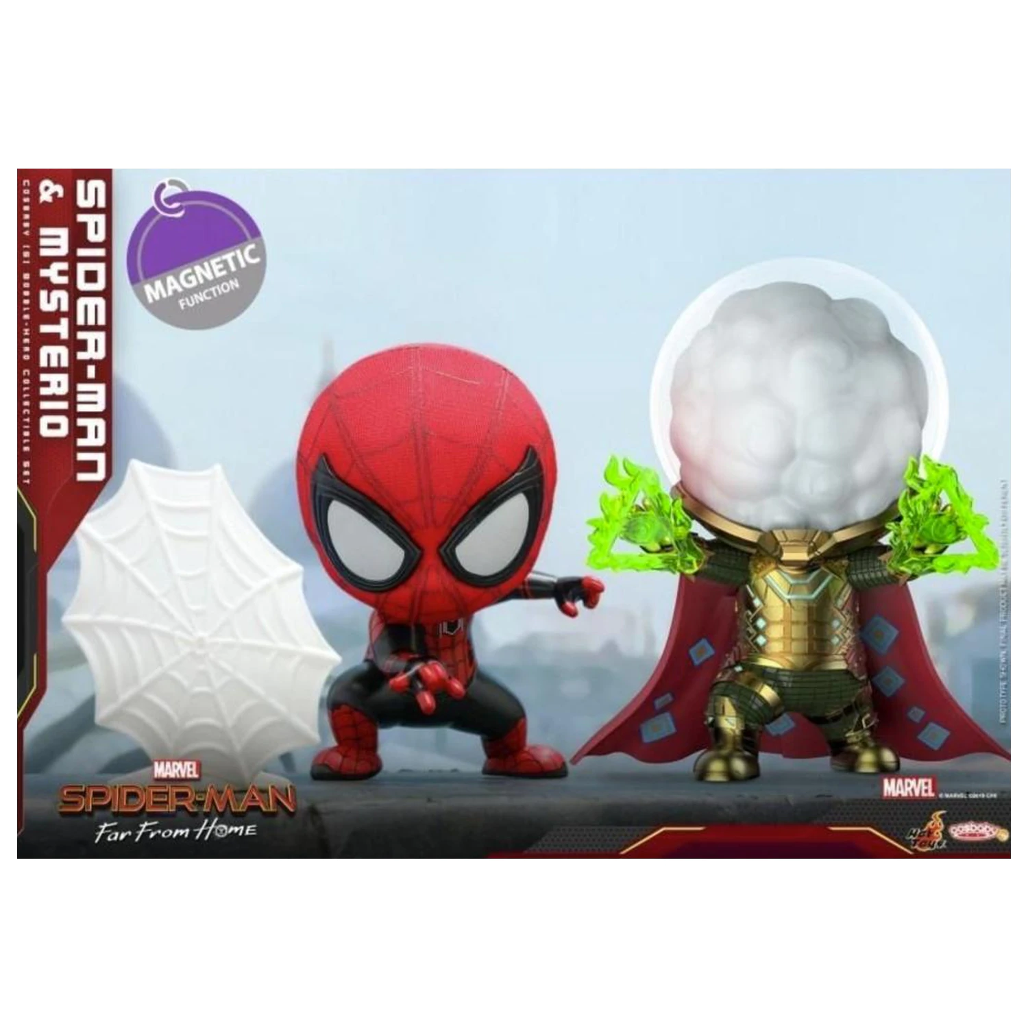 Spider-Man Cosbaby Wave 1 Spider-Man und Mysterio Set Produktfoto