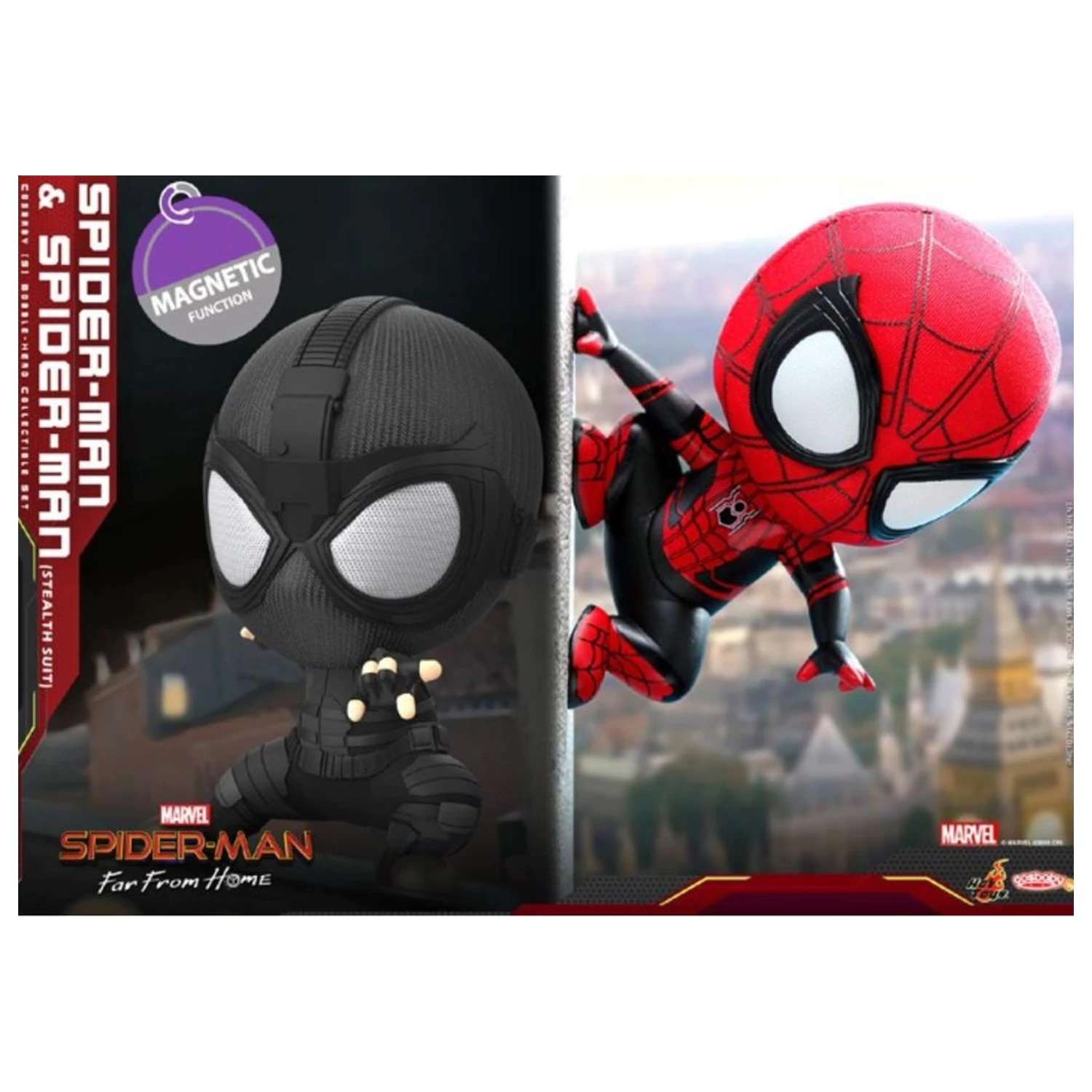 Spider-Man Cosbaby Welle 2 Spider-Man & Spider-Man Stealth Suit Produktfoto