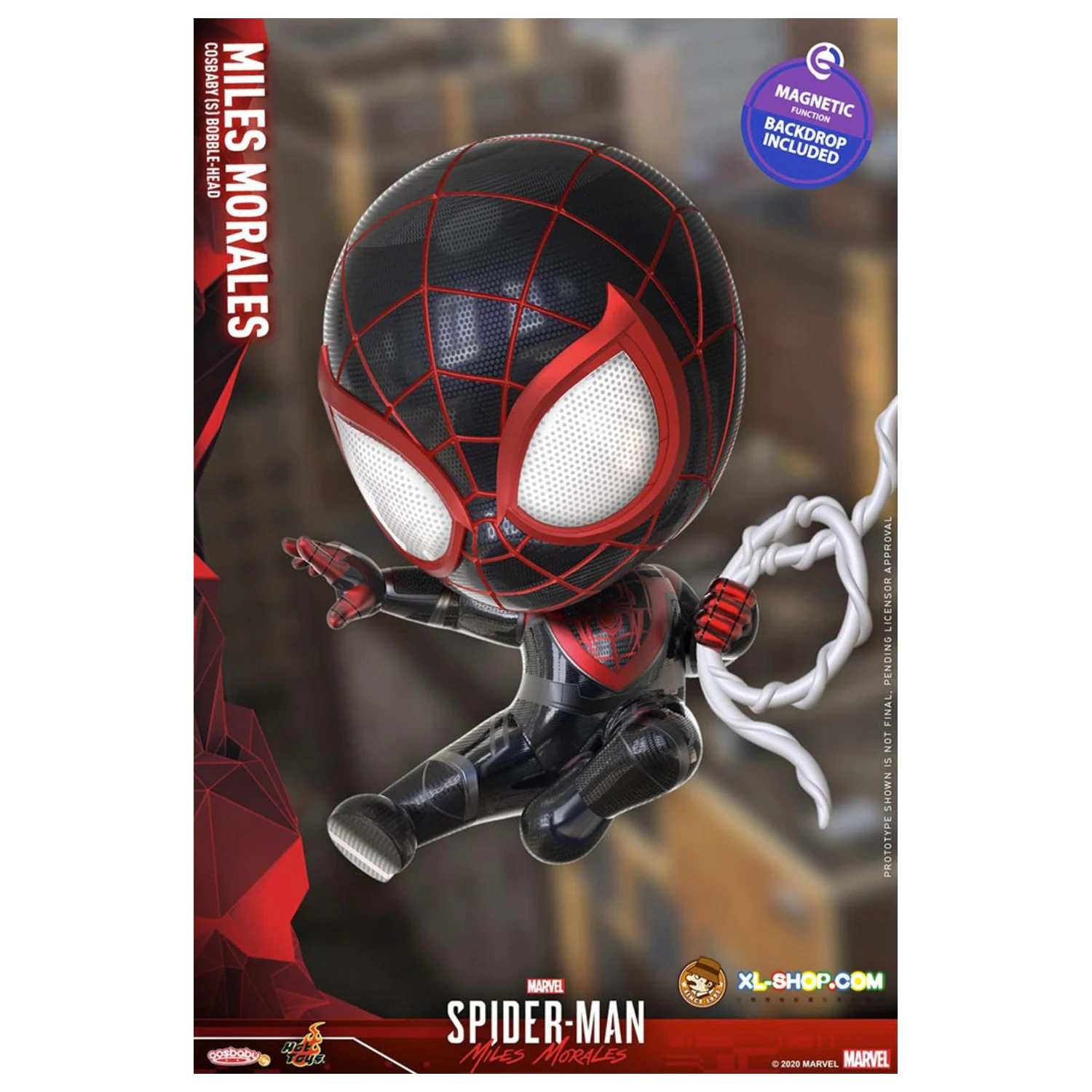Spider-Man Cosbaby Welle 4 Miles Morales Bodega Cat Suit Produktfoto