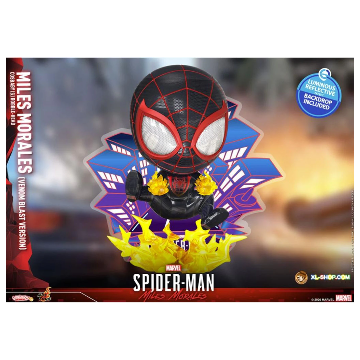 Spider-Man Cosbaby Welle 4 Miles Morales Venom Blast Version Produktfoto