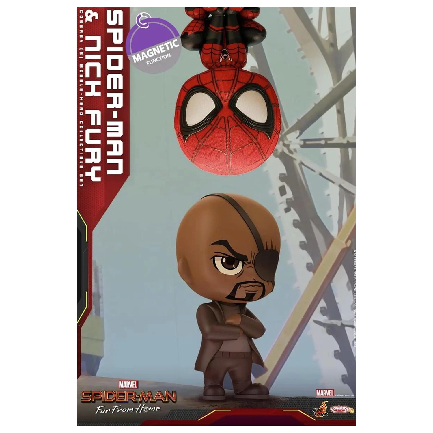 Spider-Man Cosbaby Wave 4 Spider-Man & Nick Fury Set Produktfoto