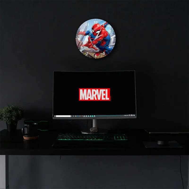 Marvel Spiderman Wanduhr termékfotó