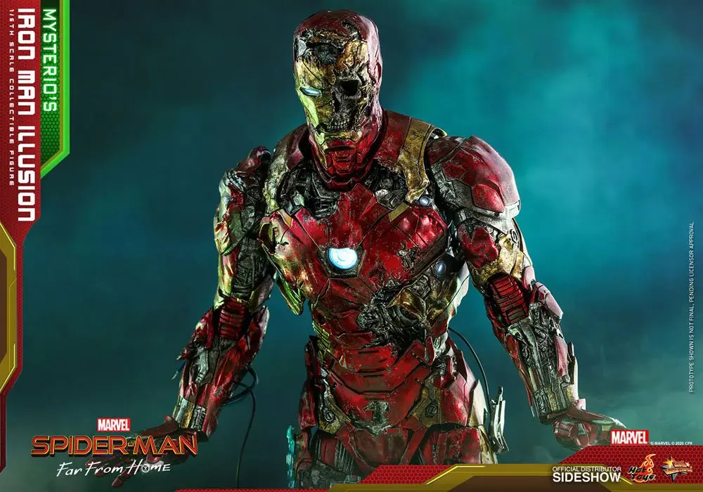 Spider-Man: Far From Home MMS PVC Actionfigur 1/6 Mysterio's Iron Man Illusion 32 cm Produktfoto
