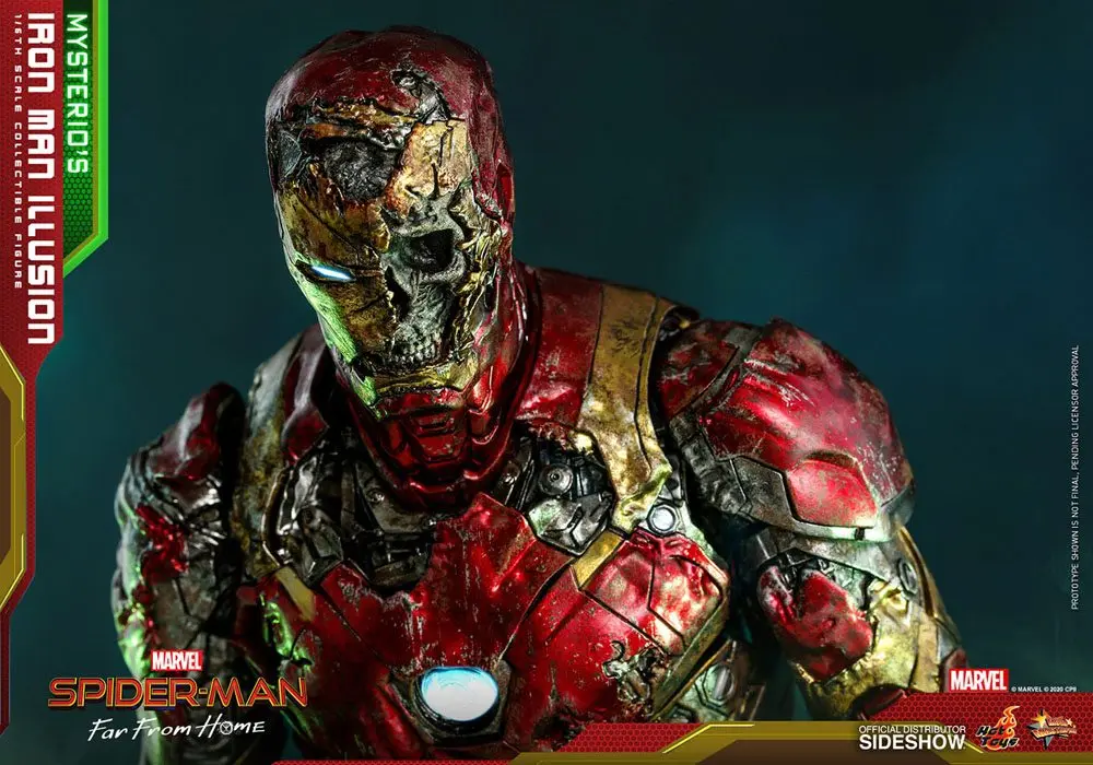 Spider-Man: Far From Home MMS PVC Actionfigur 1/6 Mysterio's Iron Man Illusion 32 cm Produktfoto