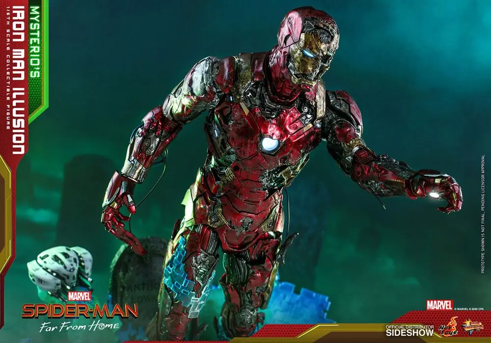 Spider-Man: Far From Home MMS PVC Actionfigur 1/6 Mysterio's Iron Man Illusion 32 cm Produktfoto