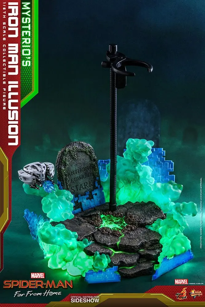 Spider-Man: Far From Home MMS PVC Actionfigur 1/6 Mysterio's Iron Man Illusion 32 cm Produktfoto
